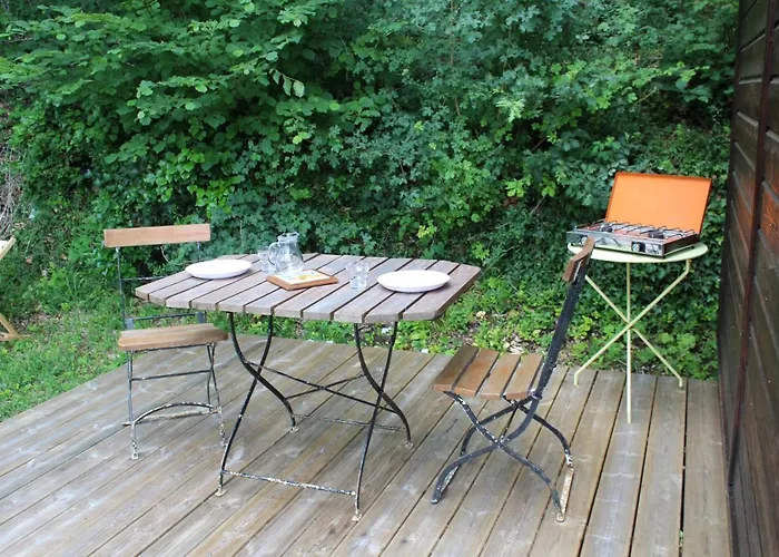 Les Granges D'antan - Le Refuge Forestier - Insolite Sans Eau - Electricite Avec Batterie Nomade Luxuszelt